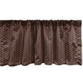 thumbnail image 1 of Ambesonne Abstract Window Valance, Old Fashion Retro Dots, 54" X 18", Brown Beige, 1 of 3