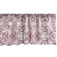 thumbnail image 1 of Ambesonne Abstract Window Valance, Optical Illusion Graphic, 42" x 12", Pale Pink Mauve Taupe, 1 of 3