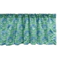 thumbnail image 1 of Ambesonne Abstract Window Valance, Ornamental Orient Motifs, 42" x 12", Sea Blue Jade Green, 1 of 3