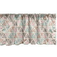 thumbnail image 1 of Ambesonne Abstract Window Valance, Pastel Toned Triangles, 54" X 18", Multicolor, 1 of 3