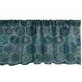 thumbnail image 1 of Ambesonne Abstract Window Valance, Patchwork Floral Style, 54" X 12", Cadet Blue Multicolor, 1 of 3