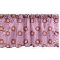 thumbnail image 1 of Ambesonne Abstract Window Valance, Quirky and Floral Pattern of Circular Flowers and Halftone Dots, Curtain Valance for Kitchen Bedroom Decor with Rod Pocket, 54" X 12", Pale Fuchsia and Multicolor, 1 of 3