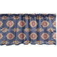 thumbnail image 1 of Ambesonne Abstract Window Valance, Repeating Motley Pattern with Novelty Themed Unusual Motif Colorful Illustration, Curtain Valance for Kitchen Bedroom Decor with Rod Pocket, 54" X 18", Multicolor, 1 of 2