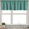 thumbnail image 1 of Ambesonne Abstract Window Valance, Retro Triangles, 54" X 12", Blue Teal Pale Green, 1 of 5