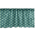 thumbnail image 1 of Ambesonne Abstract Window Valance, Retro Triangles, 54" X 18", Blue Teal Pale Green, 1 of 3