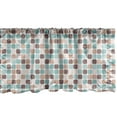 thumbnail image 1 of Ambesonne Abstract Window Valance, Rounded Squares, 54" X 12", Multicolor, 1 of 3