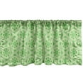thumbnail image 1 of Ambesonne Abstract Window Valance, Simple Monochrome Shapes, 54" X 12", Pale Green Lime Green, 1 of 3