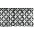 thumbnail image 1 of Ambesonne Abstract Window Valance, Stars Pebbles and Leaves, 42" x 18", White Dark Grey, 1 of 3