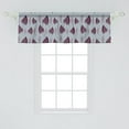 thumbnail image 1 of Ambesonne Abstract Window Valance, Surreal Group of Leaf Like Motifs Funky Composition, Curtain Valance for Kitchen Bedroom Decor with Rod Pocket, 54" X 18", Purpleblue Dark Fuchsia, 1 of 2