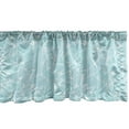 thumbnail image 1 of Ambesonne Abstract Window Valance, Waves Lines Swirls, 42" x 18", Pale Blue White, 1 of 5