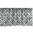thumbnail image 1 of Ambesonne Acanthus Window Valance, Victorian Gothic Motif, 42" x 18", Charcoal Grey and White, 1 of 3