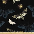 thumbnail image 1 of Ambesonne Acherontia Fabric by the Yard Upholstery, Dreamy Esoteric Moth Art, 2 Yards, Charcoal Grey Cream, 1 of 1