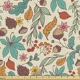 thumbnail image 1 of Ambesonne Acorn Fabric by the Yard Upholstery, Seasonal Nuts and Berries, 10 Yards, Multicolor, 1 of 4