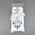 thumbnail image 1 of Ambesonne Adventure Bedding Set 3 Pcs, Frame Arrows, Twin, Indigo, 1 of 2