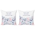thumbnail image 1 of Ambesonne Adventure Throw Pillow Cover 2 Pack, Underwater Naval Wildlife, 20", Navy Blue Dark Coral, 1 of 5