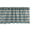 thumbnail image 1 of Ambesonne Afghan Window Valance, Rhombuses and Stripes, 54" X 18", Multicolor, 1 of 3