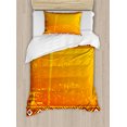 thumbnail image 1 of Ambesonne Africa Duvet Cover Sets, Motif, 2-Twin, Orange and Marigold, 1 of 4