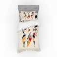 thumbnail image 1 of Ambesonne African Bedding Set 3 Pcs, Native Dancers, Twin, Multicolor, 1 of 3