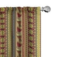 thumbnail image 1 of Ambesonne African Curtains, Ethnic Musical Instrument, Pair of 28"x84", Multicolor, 1 of 5
