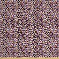 thumbnail image 1 of Ambesonne African Fabric by the Yard Upholstery, Savannah Leopard Animal, 2 Yards, Marigold Magenta Violet, 1 of 4