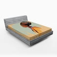 thumbnail image 1 of Ambesonne African Fitted Sheet, Profile, Queen Size, Multicolor, 1 of 2