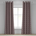 thumbnail image 1 of Ambesonne African Grommet Curtain, Savannah Leopard Animal, 50" x 72", Marigold Magenta Violet, 1 of 6