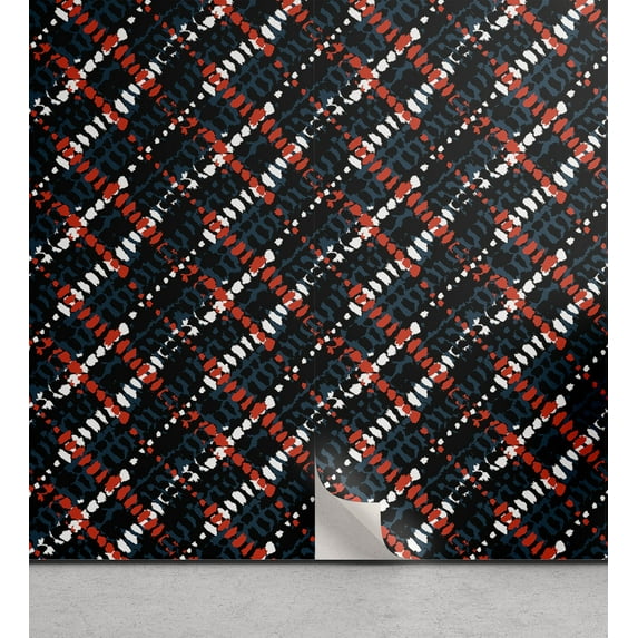 Ambesonne African Peel & Stick Wallpaper for Home, Grunge Boho African, 13"x100", Multicolor