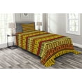 thumbnail image 1 of Ambesonne African Quilted Bedspread Set 2 Pcs, Tribal, Twin Size, Multicolor, 1 of 3