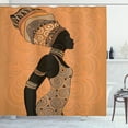 thumbnail image 1 of Ambesonne African Shower Curtain, Local Woman, 69"Wx75"L, Multicolor, 1 of 3