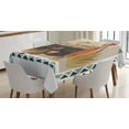thumbnail image 1 of Ambesonne African Tablecloth Rectangular Table Cover, Native Lady, 60"x84", Multicolor, 1 of 3