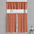 thumbnail image 1 of Ambesonne African Valance & Curtain, Ornaments, 55"x24", Orange Black White, 1 of 6
