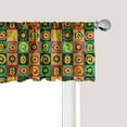 thumbnail image 1 of Ambesonne African Window Valance, Trippy, 42" x 12", Multicolor, 1 of 3