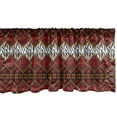 thumbnail image 1 of Ambesonne African Window Valance, Wildlife Animal Skin, 42" x 12", Brown and Red, 1 of 3