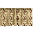 thumbnail image 1 of Ambesonne African Window Valance, Woman Holding Cup of Coffee, 42" x 12", Sand Brown and Redwood, 1 of 3