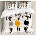 thumbnail image 1 of Ambesonne Afro Duvet Cover Set, Bohemian Ethnic, 2-Calking, Multicolor, 1 of 3