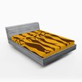thumbnail image 1 of Ambesonne Afro Fitted Sheet, Exotic Females Bohemian Art, Full Size, Marigold and Brown, 1 of 3