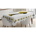 thumbnail image 1 of Ambesonne Afro Tablecloth Rectangular Table Cover, Female Head Portrait, 60"x84", Black Earth Yellow, 1 of 4