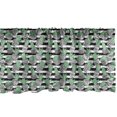 thumbnail image 1 of Ambesonne Agave Window Valance, Cacti Plants in Pots Motifs, 42" x 12", Pale Grey Almond Green, 1 of 3