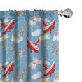 thumbnail image 1 of Ambesonne Airplane Curtains, Airships Present Boxes, Pair of 28"x95", Multicolor, 1 of 5