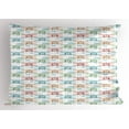 thumbnail image 1 of Ambesonne Airplane Pillow Sham, Colorful Biplanes, 36" X 20", Multicolor, 1 of 2