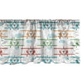 thumbnail image 1 of Ambesonne Airplane Window Valance, Colorful Biplanes, 54" X 18", Multicolor, 1 of 3