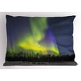 thumbnail image 1 of Ambesonne Alaska Pillow Sham, Aurora Borealis Forest, 26" X 20", Multicolor, 1 of 2