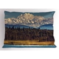 thumbnail image 1 of Ambesonne Alaska Pillow Sham, Colorful North Summer, 36" X 20", Multicolor, 1 of 2