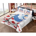 thumbnail image 1 of Ambesonne Alice in Wonderland Fitted & Top Sheet Set with Shams, Lady with Tea, Multicolor, 1 of 5