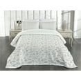 thumbnail image 1 of Ambesonne Alien Quilted Bedspread Set 3 Pcs, Monochrome Space Design, King Size, Black White, 1 of 5