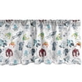 thumbnail image 1 of Ambesonne Alien Window Valance, Mechanical Robots Futuristic, 54" X 18", Multicolor, 1 of 2