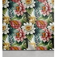 thumbnail image 1 of Ambesonne Aloha Floral Peel & Stick Wallpaper for Home, Vintage Tropical Bloom, 13"x72", Teal Mustard and Coral, 1 of 5