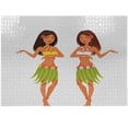 thumbnail image 1 of Ambesonne Aloha Hawaii Jigsaw Puzzle Durable Cardboard, Exotic Floral Costumes, 1000 pcs, Dark Peach White, 1 of 5