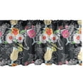 thumbnail image 1 of Ambesonne Aloha Window Valance, Cocktails Hibiscus Zebra, 54" X 18", Multicolor, 1 of 5