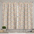 thumbnail image 1 of Ambesonne Alphabet Kitchen Curtains, Cut Style Bi-Color Letters, 55"x24", Multicolor, 1 of 3